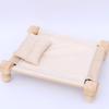 Newborn Photography Props Wooden Bed Baby Photoshoot Props Doll Bed Baby Photo Prop White Wood Mini Bed for Photography