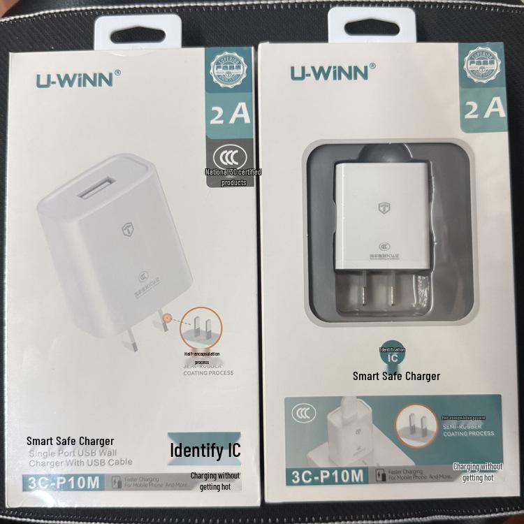 5V 2A USB Charger Adapter for Apple, Type-C, and Android Devices