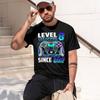2026 New Model Level 8 Unlocked Awesome Since 2017 8th Birthday Gaming Tshirt S Fashion Sons Nephews Bday Gifts Video Gamer Say