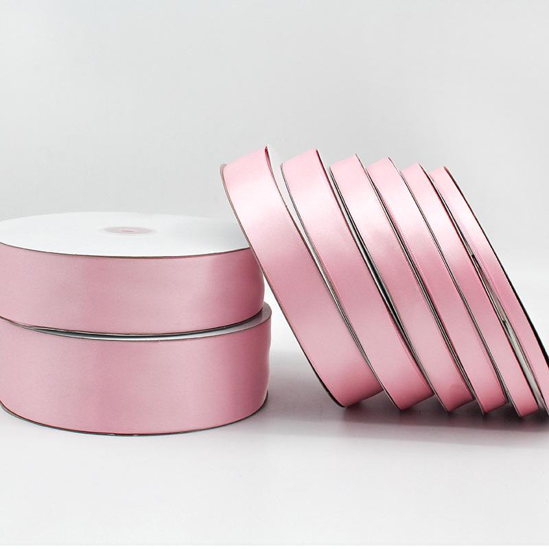 

Светло-розовая шелковая лента, 0,6 см - 5 см – Идеально подходит для свадеб, одежды, аксессуаров и упаковки 100 Yards/Roll 0.6cm Wide Light Pink