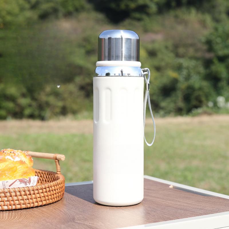 Nová nerezová vakuová nádoba 316 Venkovní lano Přenosný tepelný hrnec Jednoduchá velkokapacitní nádoba na odraz kulky