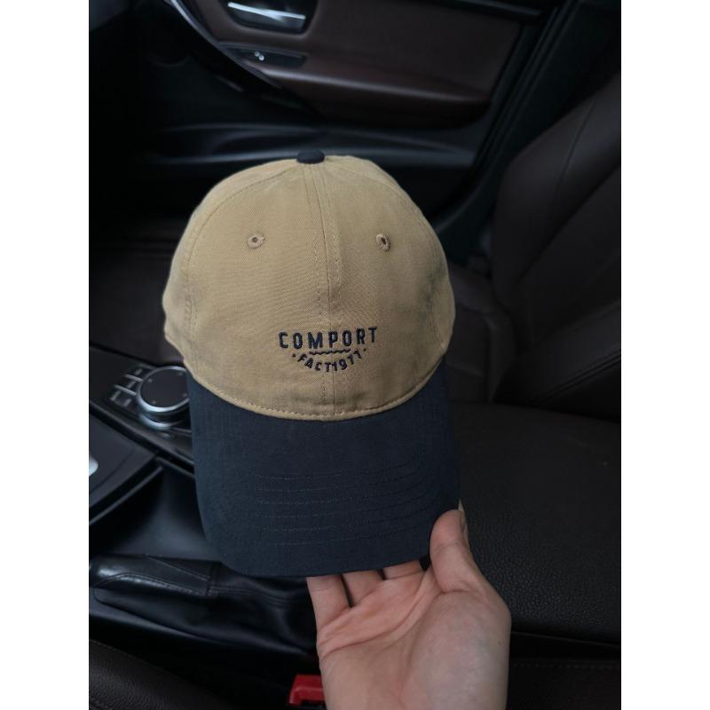 New Retro Contrasting Baseball Caps, Children's Big Head Circumference Peaked Caps Show a Small Face