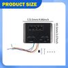 RV Thermostat Heat 6 Wire Temperature Regulation Air Conditioner Single Stage for