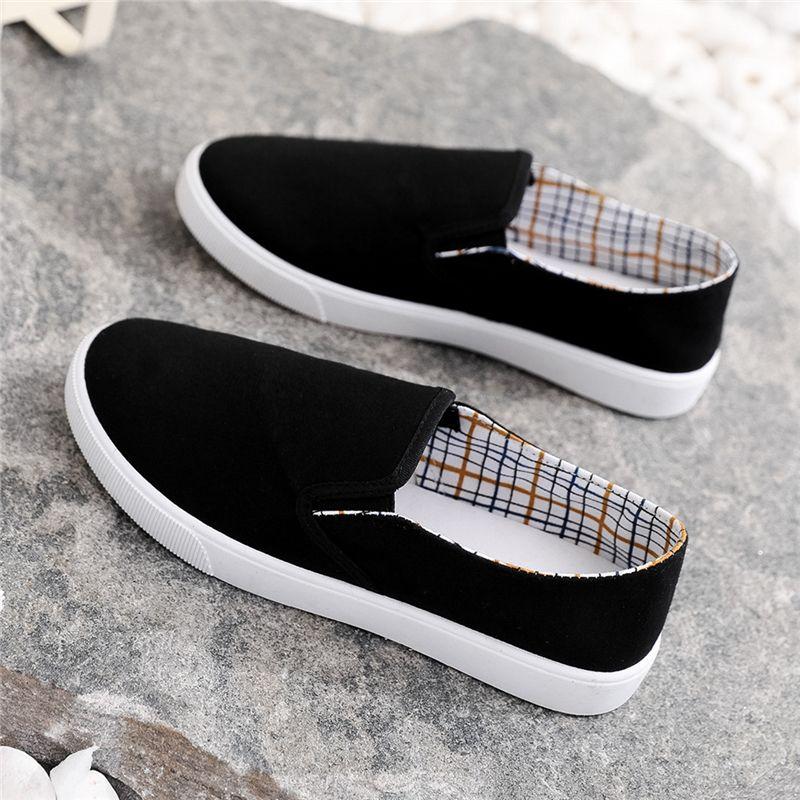 Light Casual Slip On Canvas Shoes for Women Spring Autumn Woman Footwear Offers New In Trends 2025 High Quality Vulcanized Shoe