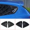 For SEAT Leon MK2 2008-2012 ABS Carbon Fiber Rear Window Triangle Exterior Shutter Deflector Decoration Modified Accessrories