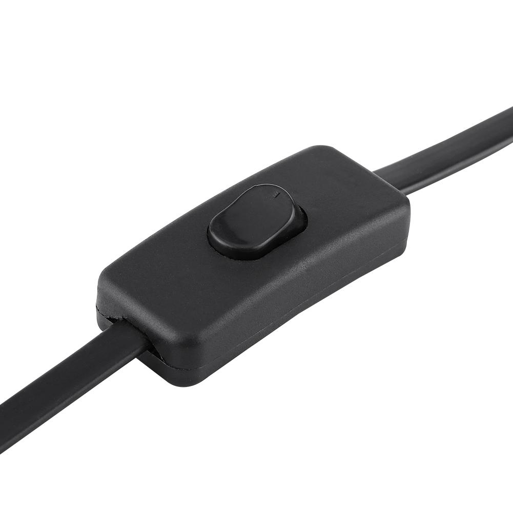 16 Pin Male To Dual Female OBD2 Splitter Flat Extension Cable Adapter with Switch