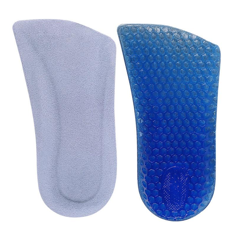 

Honeycomb 3cm Elastic Invisible Inner Insole Half-length Flannel Warm Heel Pad Honeycomb Shock Absorption and Pressure Relief Half-yard Pad 3cm