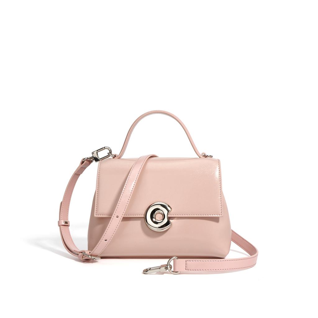 New Handbag Women's New High-end Single Shoulder Crossbody Leather