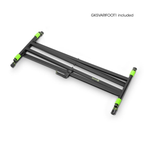 Gravity X-Form Keyboard Stand, Double Black, GKSX2