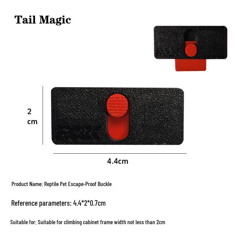 Reptile Climbing Cabinet Anti-Escape Lock for Geckos and Snakes