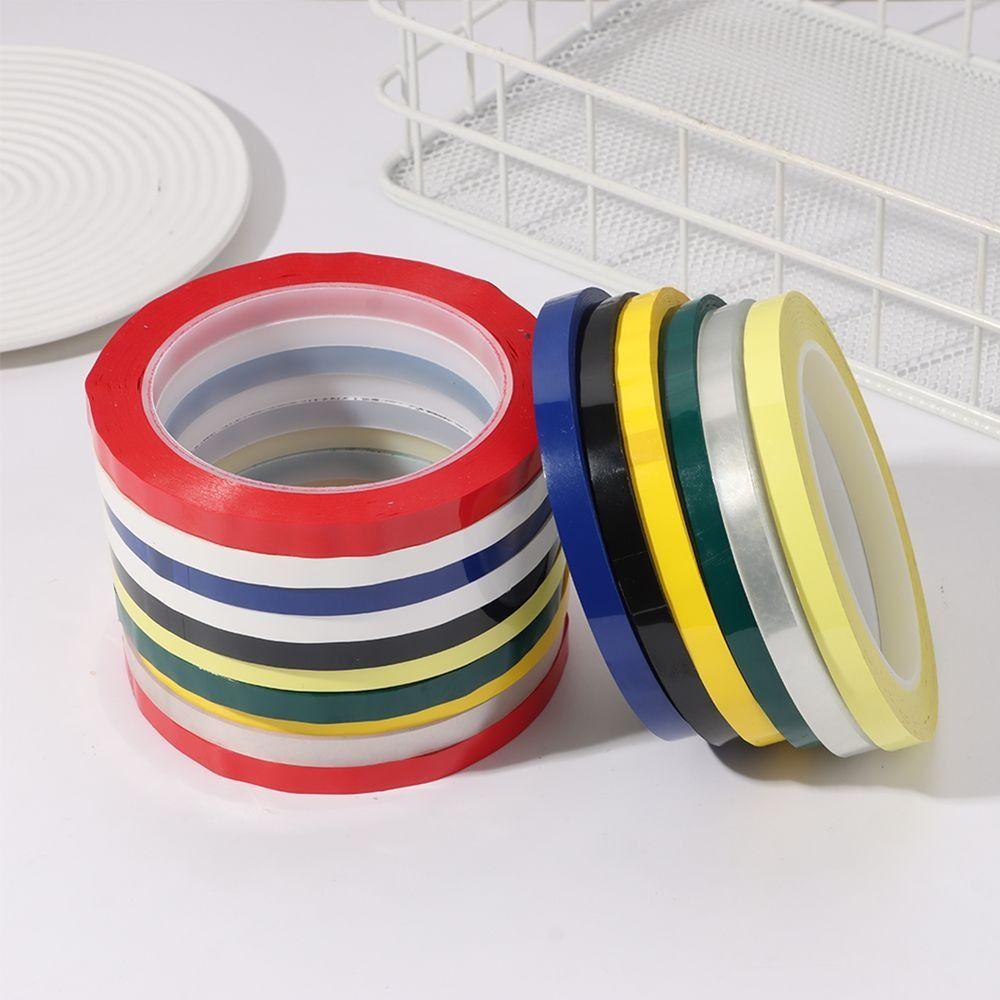 3/5/8/10mm Width Marking Tape 66 Meters Mylar Tape High Insulate Marker Line Tape
