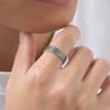 Vintage Men's Ring,Simple Open Ring Lines Index Finger Ring,Free Ring Jewelry Gifts