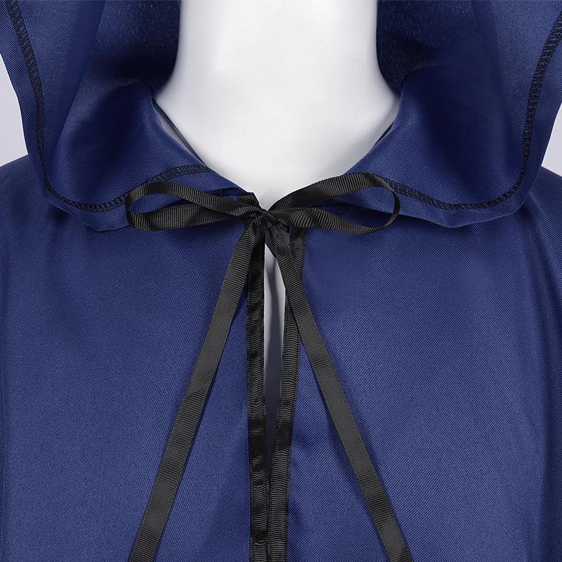 Płaszcz Czarodzieja Grim Reapera z Długim Rękawem i Kapturem - Kostium na Halloween i Cosplay