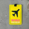Popular Eco-friendly PVC Cartoon Luggage Tag for Suitcases and Boarding Passes