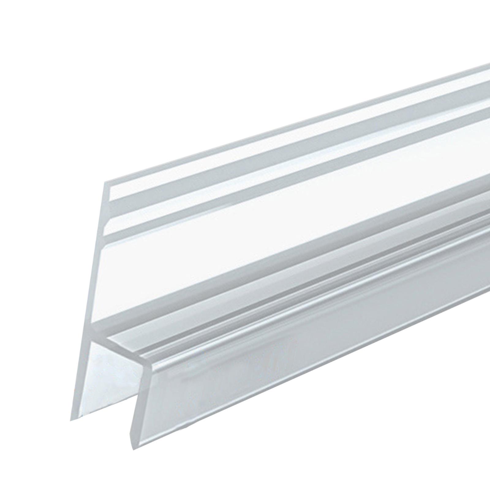 

H-образные уплотнительные полосы для стеклянной двери ванной комнаты, водонепроницаемые, изготовлены из прочного силикона для предотвращения протечек и легкой установки. A