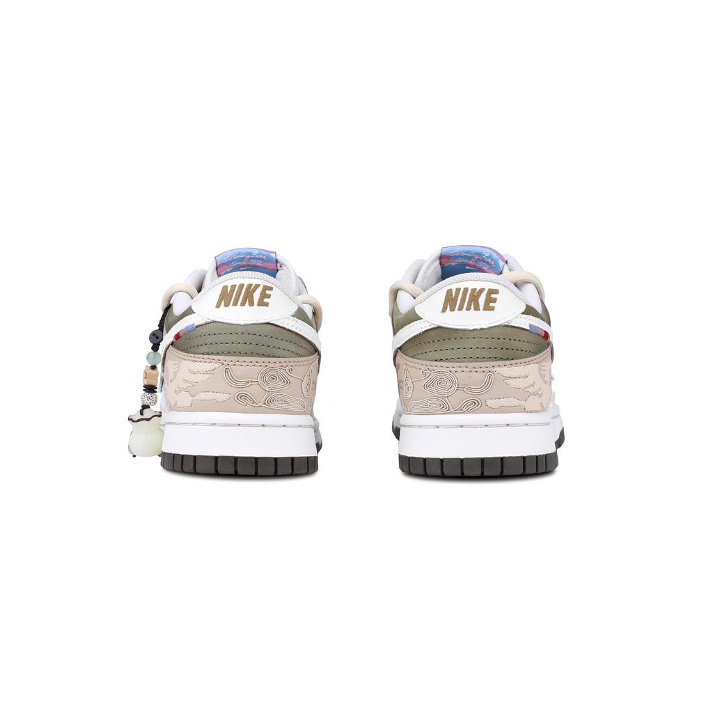 Nike Dunk Pegasus Pack Abrasion Resistant Abrasion Resistant Low top Skateboard Shoes Men's Beige Umber IQ1118-220(Team51-)