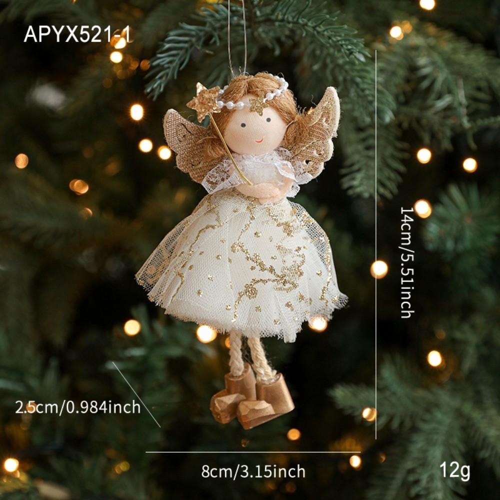 Plush Christmas Tree Hanging Ornaments Fabric Animal Pendants Christmas Tree Hanging  Xmas Party