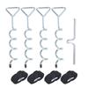 Ground  s Multifunctional Steel Stakes   Kit for Trampoline Shed Swing Tent