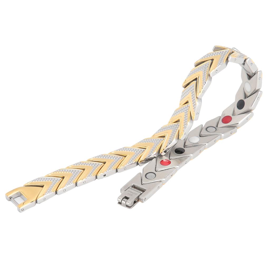 Magnetarmband aus Edelstahl zur Schmerzlinderung Magnettherapie-Armband für gesunde Pflege