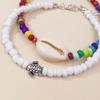 New Shell Multi-layer Bracelet, Ethnic Style Rice Bead Turtle Double-layer Bracelet