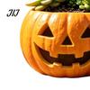 Resin Flower Pot for Indoor Outdoor Plants Halloween Pumpkin Planter, Jack-O-Lantern Pot, Decorative Autumn Gift Plant Lovers Succulents Fall Holiday