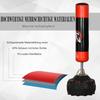 Freestanding Punching Bag for Adults, Suction Cup Base, Black and Red, 60x60x180 cm