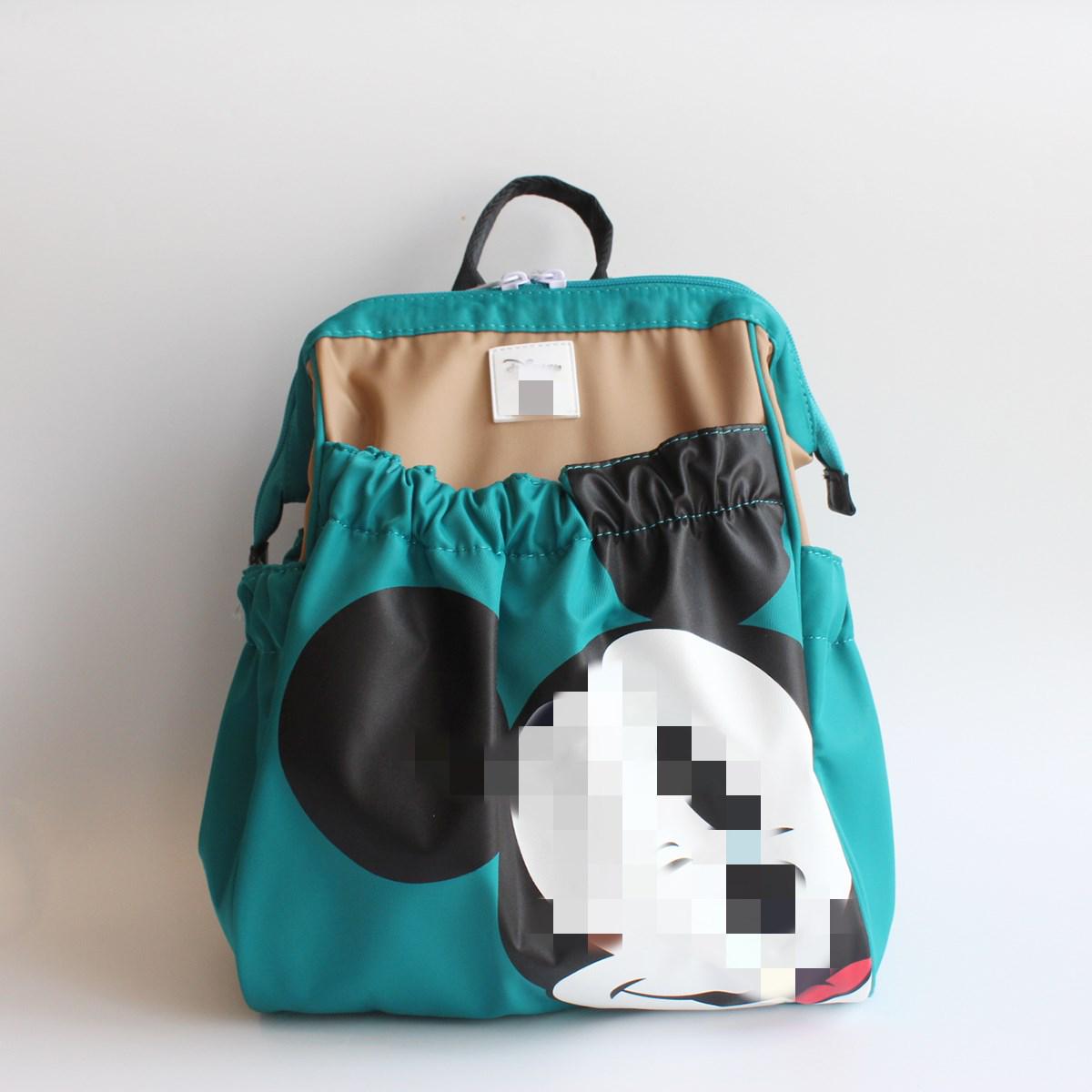 

Женский милый японский плиссированный водонепроницаемый рюкзак - Легкая модная сумка для студентов и мам зелёный/хаки