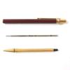 Cartier Ballpoint pen Trinity Logo Engraved Twist Type Bordeaux gold Used