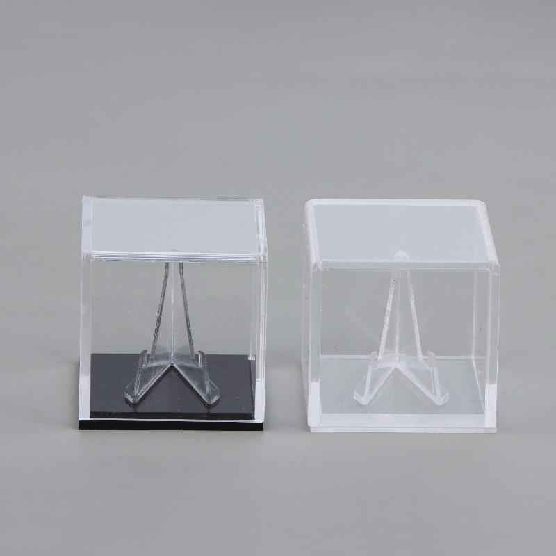Klare Acryl-Displaybox für Gitarrenplektren Mit Ständer Aufbewahrungskoffer Sammlerregal Für Zuhause Büro Und Studiogebrauch