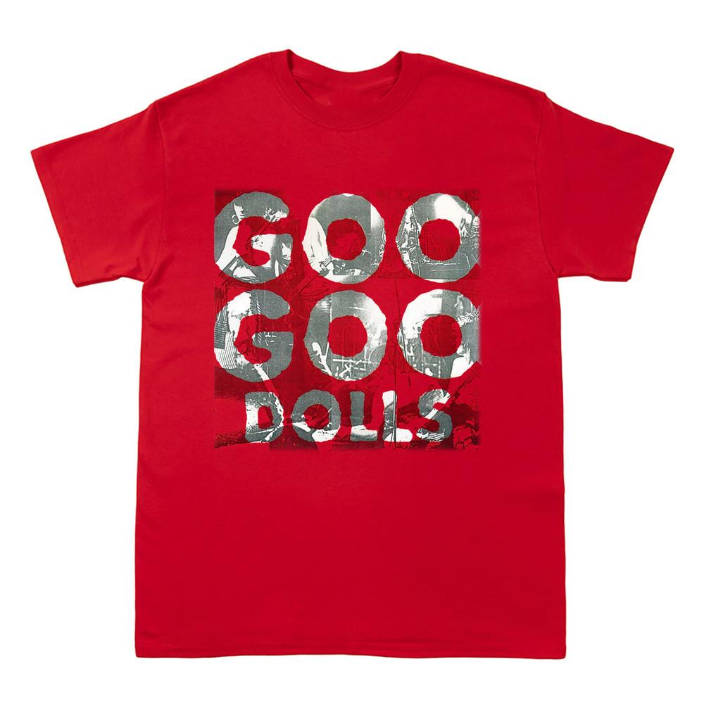 Goo Goo Dolls Goo Goo Dolls Album  Short Sleeve Red  All Size Shirt KN330 Unisex T-Shirt XXXXL
