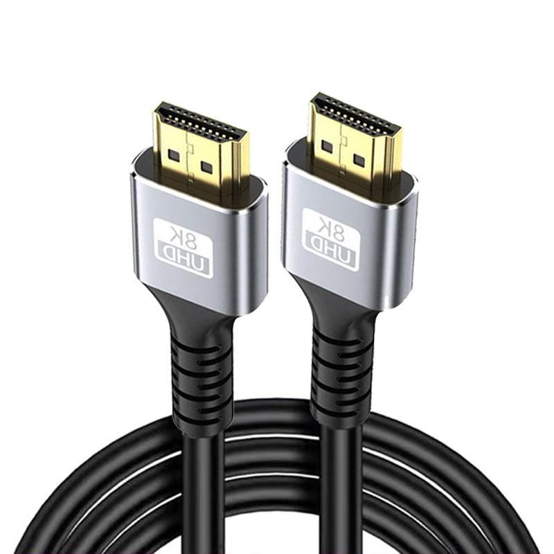 8K HDMI 2.1 High-Definition Cable for TV, Monitor, Projector, and Computer Connections