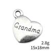 Gifts For Women Charms Bulk Family Member Heart Tags Charms Pendant Souvenir Male Pendant