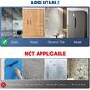 3 Pack Dry Erase Board Stickers Magnetic Free, 12"x8" Restickable Dry Erase Sheets No Residue for Wall/Refrigerator/Door/Cabinet, Adhesive