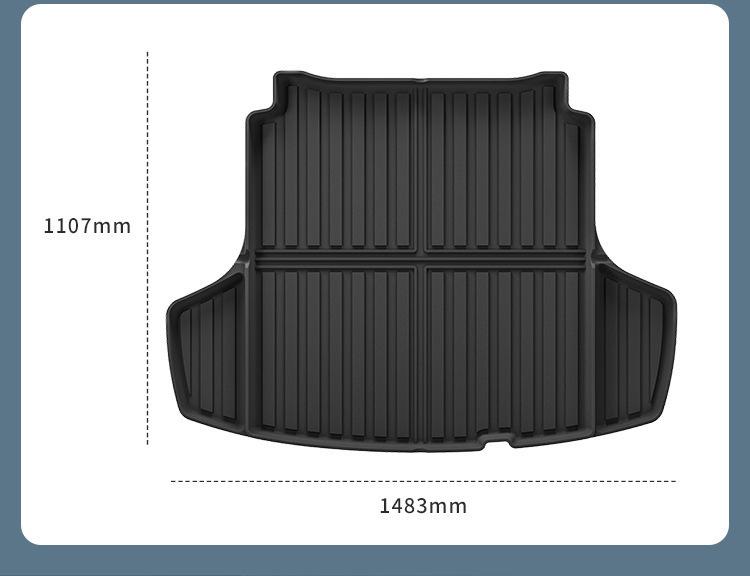 Eco-Friendly TPE Floor & Trunk Mats for 2024 Sonata 11th Gen