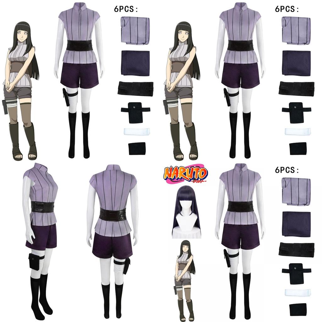 Naruto Hyuga Hinata Cosplay Costume Halloween Outfit Carnival Set Gift