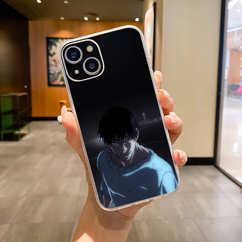 Charismatic villain-Fushiguro Toji Phone Case For iPhone17,16,15,14,13,12,11 ,Pro Max,16/15/14 Plus Transparent Cover