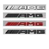 Glänzend Schwarzer AMG Heckklappen-Emblem-Aufkleber für Mercedes A-, C-, E-Klasse & CLA