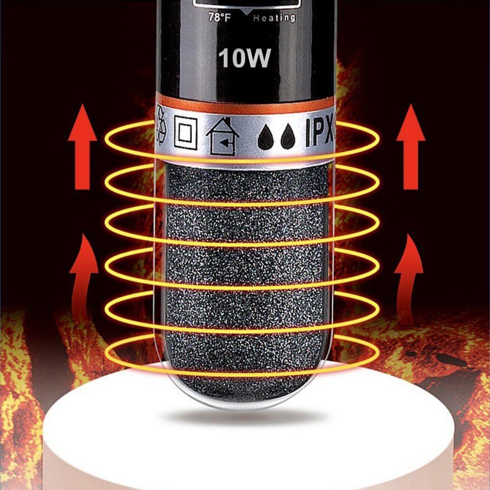 Quartz Glass Mini Aquarium Heating Rod Black Turtle Tank Heating Rod Aquarium Heater  Fish Tank