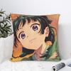 Maomao Anime Square Pillow Case The Apothecary Diaries Cushion Cover Fashion Zippered Decor Throw Pillow Case Cover for Car