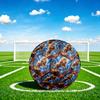 1pc Lion Thunder Theme Soccer Ball Football, Size 5, Lightweight PVC, Durable Outdoor Training Soccer Ball, Gift M61497