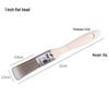 Traceless Cross-Slanted Edge Paint Brush: Hog Bristle, Flat Design for Water-Based and Wall Corner Latex Paints