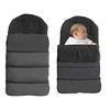 Universal Ride Chair Sack Winter Two-Way Zipper Cotton Cushion For Stroller Windproof Waterproof Case For Most Baby Strollers