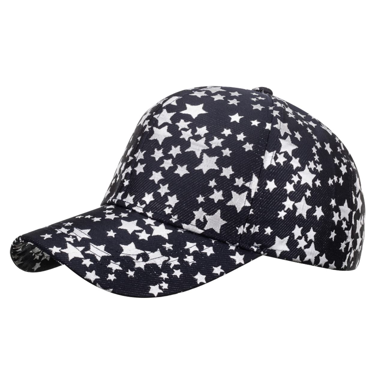 

Cap with star CA694 [White Fang] pattern, sports, running, outdoor, women, men, (black) чёрный