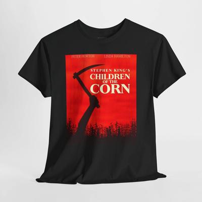 Children of the Corn 1984 Poster Film Retrò Horror Maglietta Grafica Unisex