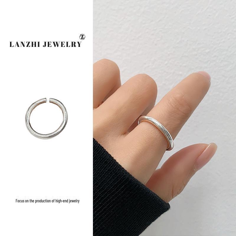 Inel Thai Argint pentru Femei, Stivuibil - Argint 925, Design de Nișă, Bijuterii Simple și Versatile