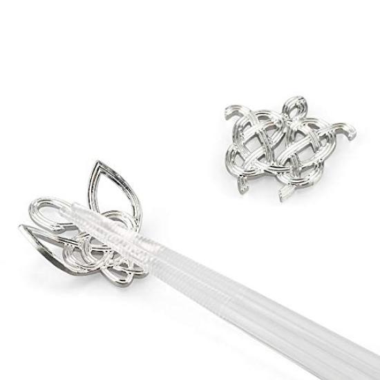 Nousaku chopstick rest Tsurukame 502000 - [100% tin]