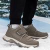 Winter Women's Plush Walking Shoes Men Cotton Shoes Anti-slip Snow Boots Warm Ankle Boots Outdoor Trekking Sneakers