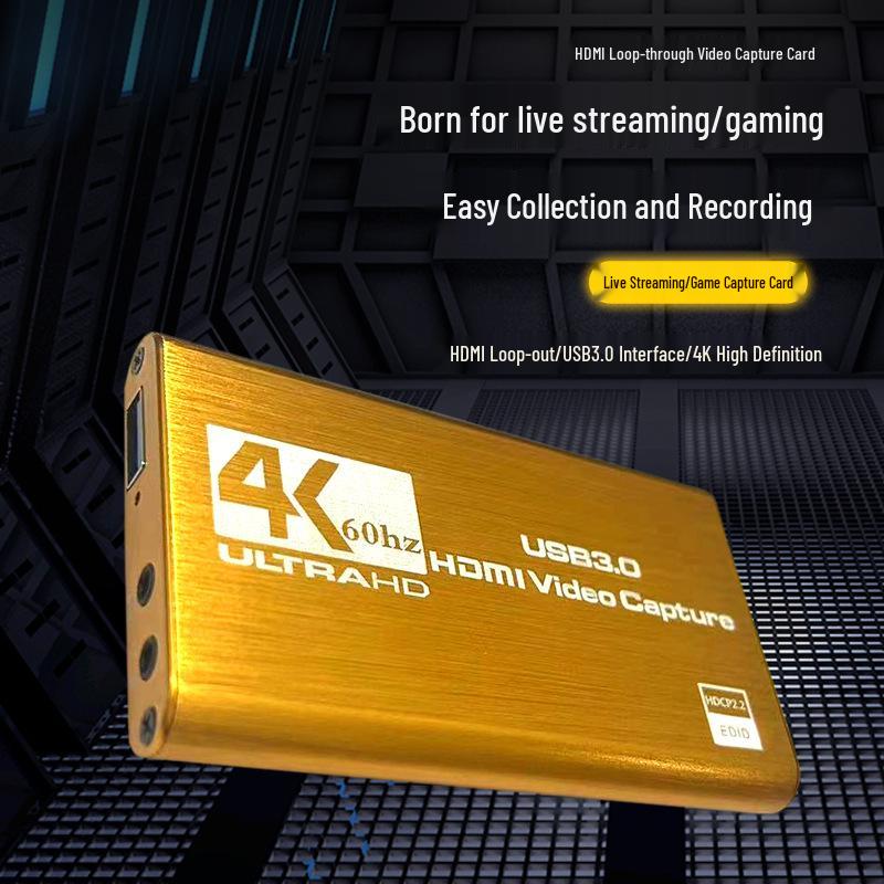 USB 3.0 HDMI HD Video Capture Card for Mobile and PC Gaming, Live Streaming, Recording, 2131 Chip Compatible HDTV Capture
