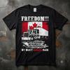 Freiheit Patriotischer Amerikanischer Adler Vintage Grafik T-Shirt USA Unabhängigkeit Tee