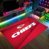 Tappeto in velluto di cristallo design Kansas City Chiefs Accogliente Non?Tappeto Stampato Antiscivolo per Camera da Letto Soggiorno Ingresso